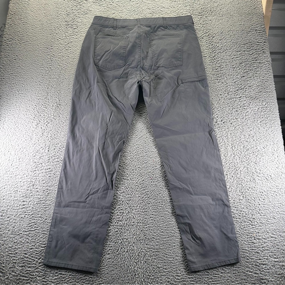 Denali Pant Mens 38x32 Gray Nylon Windbreaker Straight Utility Workwear Stretch - Picture 4 of 9